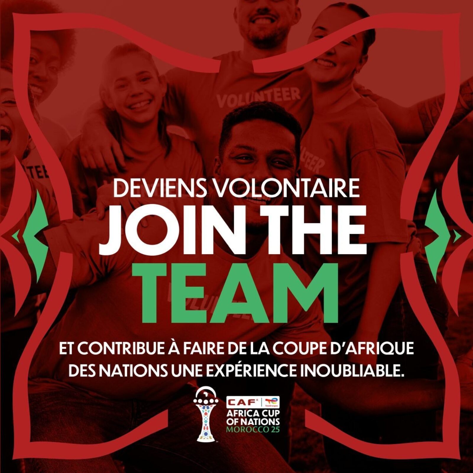 AFCON 2025 : Become a volunteer and be part of history!