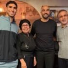 Moroccans Achraf Hakimi and Walid Regragui reunite in Paris