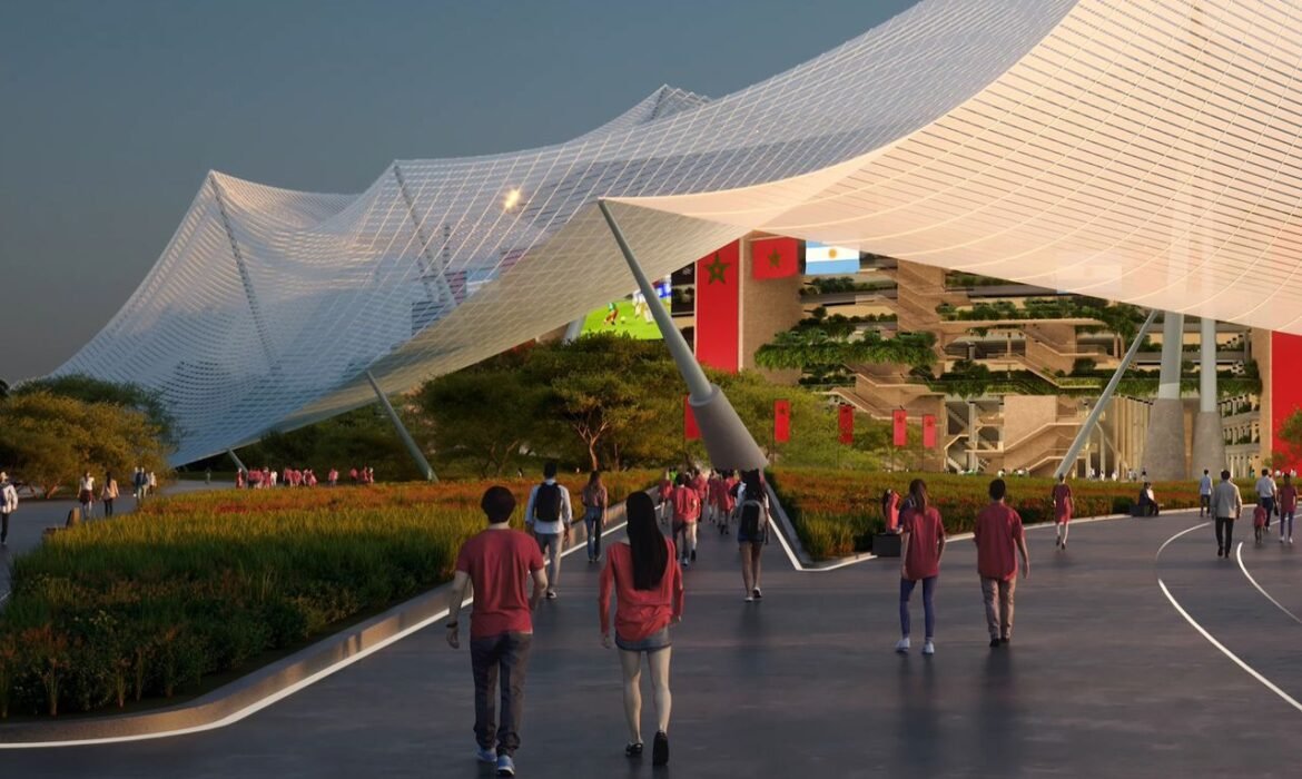 Grand Stade Hassan II: Construction progresses on Morocco’s future mega stadium