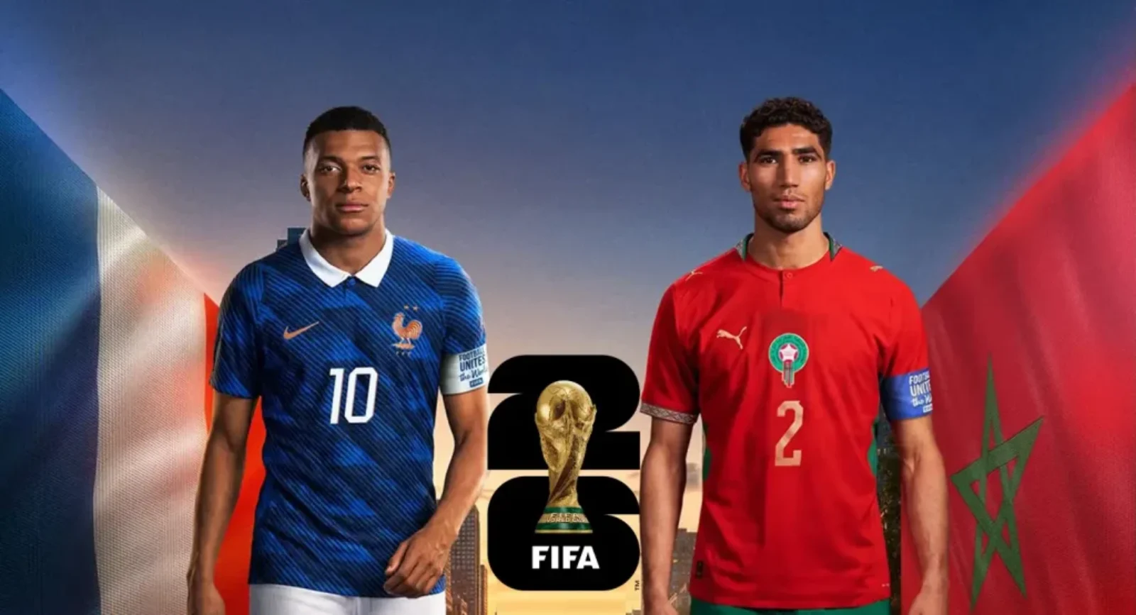2026 World Cup: the quarter-final fixtures, with the Morocco v France clash headlining the line-up