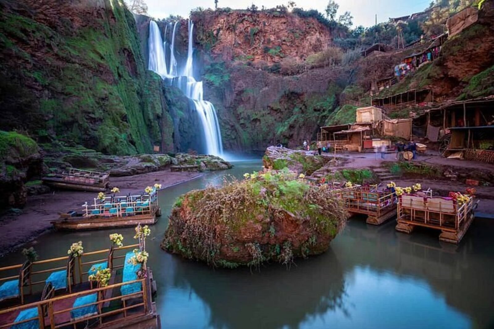 Ouzoud Waterfalls : exceptional flow revives tourism